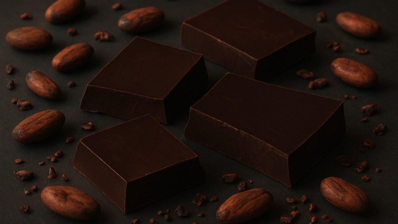 カカオ70パーセント以上の高カカオチョコレートとカカオ豆