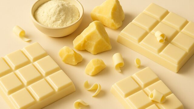 ホワイトチョコレートとカカオバター