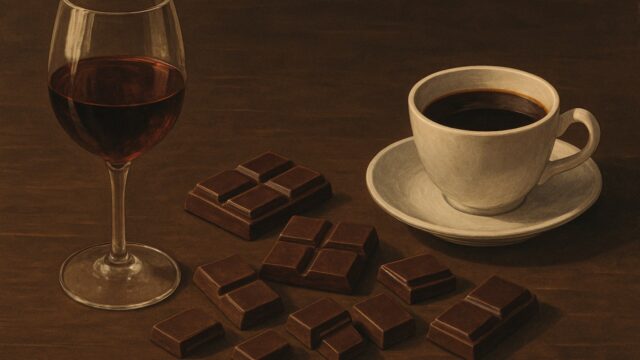チョコレートとワイン・コーヒーのペアリング